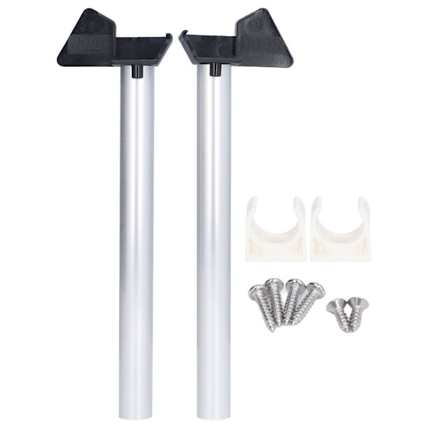 2 stk Drivhus Regnvand Afledning Sølv Dræning Stop Rør Renne Kit Renne Vand Butt Pipe Kit