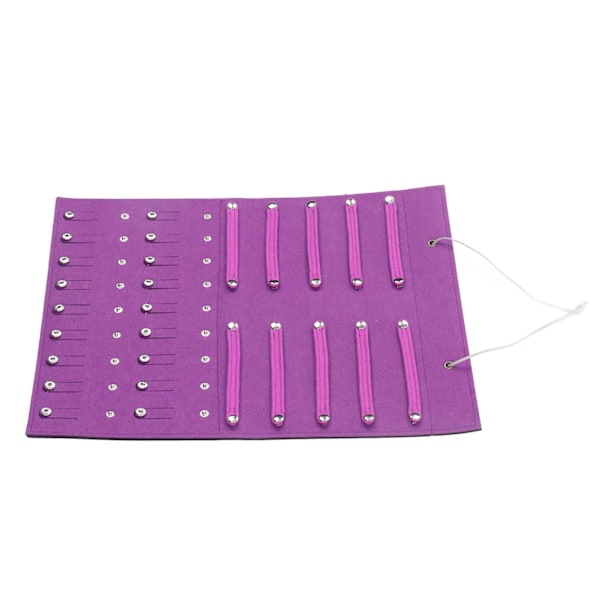Hårbånd Oppbevaringsholder Jenter Filt Veggmontert Hårbåndsholder Organizer for Hårspenner Tilbehør Lilla