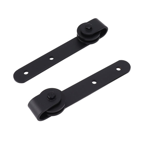 Kolstål skjutbar ladugårdsdörr Hardware Kit Ladugårdsdörr Upphängningsskena hårdvara för skåp