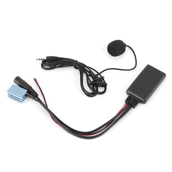 8-nastainen auton mikrofonin sovitin Bluetooth 5.0 AUX-äänikaapeli musiikkisoittimen lisävaruste