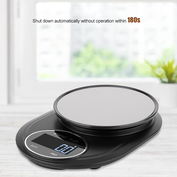 5Kg /0,1g Mini Elektroniskt Kök Bärbar Matlagning Bakning Mat Våg Viktmätningsverktyg