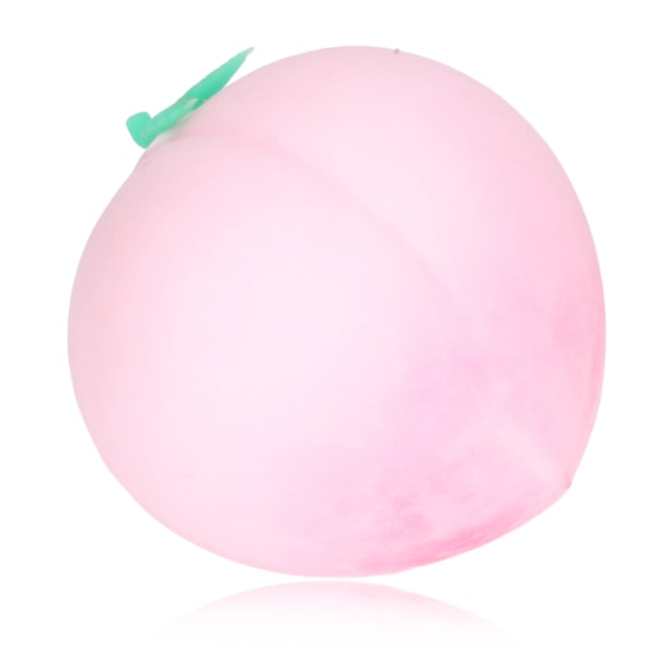 Peach Squeeze Ball Elastisk Lindra ångest Frukt Stressboll leksak för kvinnor Män Barn Rosa