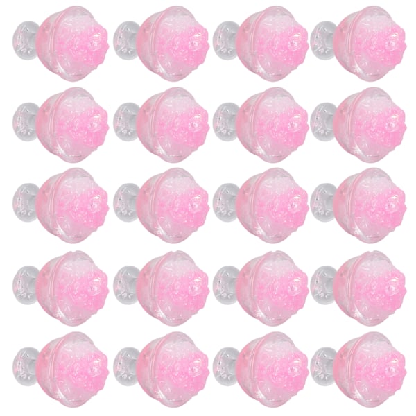20 stk 1:12 Dukkehuss Smoothie DIY Sjov Simuleret Miniature Smoothie Dukkehuss Dekoration Tilbehør Rosa