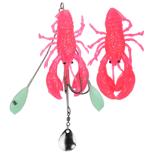 Artificial Simulation Large Lobster Lure Bait Deep Sea Trolling Fishing Accessorypink