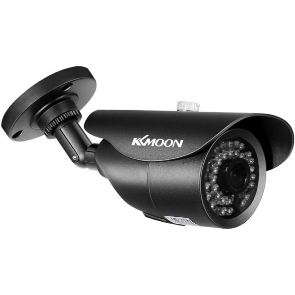 1080P HD vanntett kamera analogt kamera 36 stk IR nattsynslys 3,6 mm linse svart Modell: TP-HT200HS