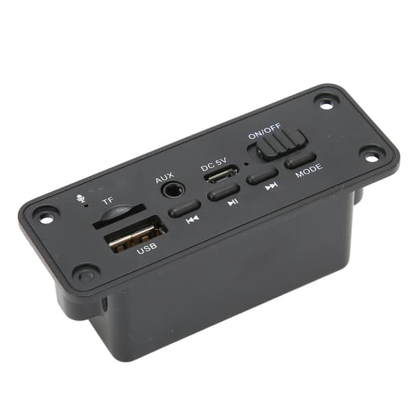 Bluetooth MP3 Dekoderkort 2 X 3W Multifunksjonell Bluetooth 5.0 Modulspiller for MP3-spiller Svart