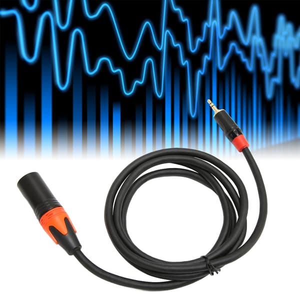 Mini Jack til XLR Adapterkabel - 3,5 mm Aux til XLR Hann Lydkabel - 1,5 m