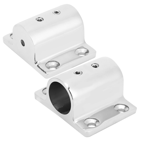 Marine Pipe rektangulær base rustfrit stål bådrør firkantet base bådhardware tilbehør 22MM