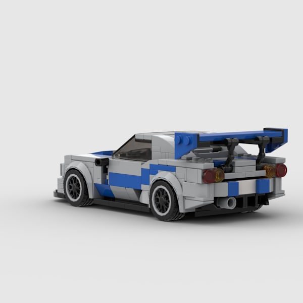 332 stykke byggeklodser super racing speed skyline R34 V2 racermodel fødselsdagsgave nytårsgave