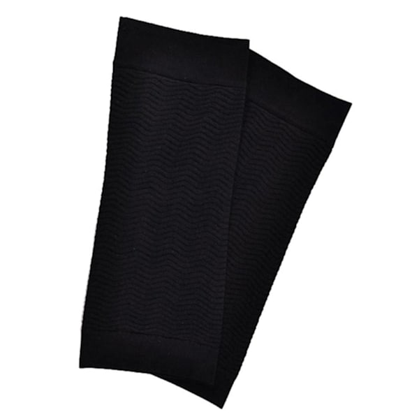 1 par slimmade armärmar Mjuk Bekväm Andas Elastisk Nylon Stor storlek Kompressionsarmformare Svart Fri storlek