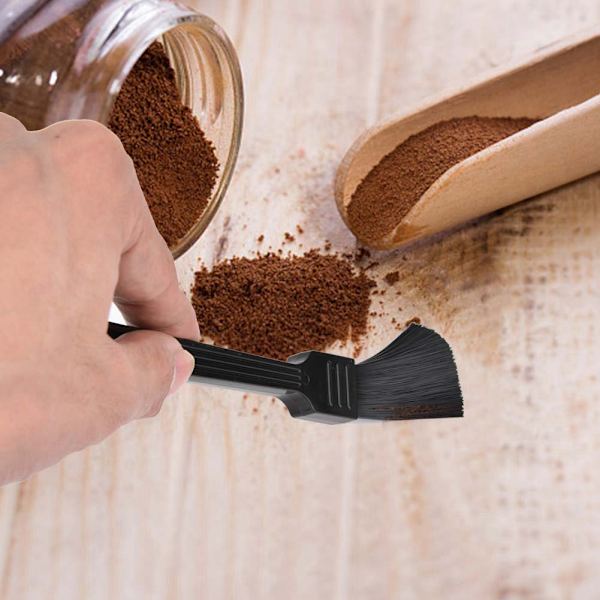 Rengjøringsbørste med langt håndtak for rengjøringsverktøy for kaffebønnekvern