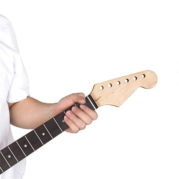 22 Fret Gitarrhals Trä Gripbräda Elgitarrbyte