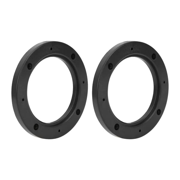 2 stk. 4-tommer bilstereo højttalere Ring Pad Sort Bil Modificering Udskiftning Universal