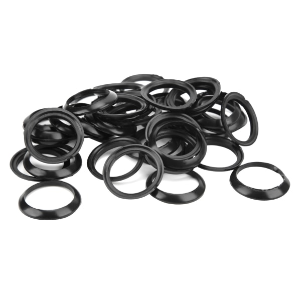 40 stk. silikone oprulningsring dekorationsring Trimadapter til fiskestangsbygningsdele 17MM