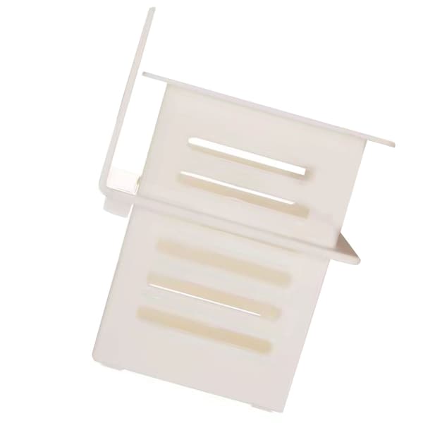 Bathroom Kitchen Drain Shelf Plastic Adhesive Waterproof Small Wall Chopsticks Basket Organizer White