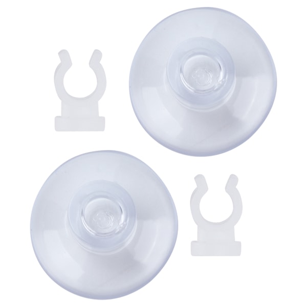 Akvarium Luftledningsslange Sugkop Kraftfuld Akvarium Fast Sugkop med Klips 8-12mm