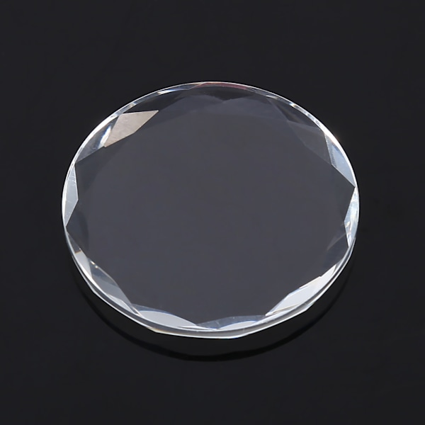 Rund krystall øyevippelimholder Lash Separator Adhesive Lim Palette Extensions