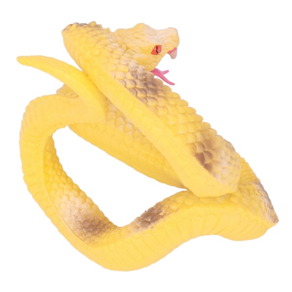 Stor slangemodell Plastsimulering Reptil Stor slangefigur for Halloween-dekorasjon