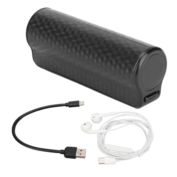 Mini stemmeopptaker Sterk magnetisk MP3 AI Intelligent HD støyreduksjon Digital stemmeaktivert opptaker type C Grensesnitt Svart 32GB