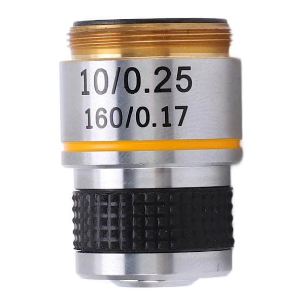 185 akromatisk objektiv genomskinlig standard 20 mm gänga biologiskt mikroskop objektiv 10/0,25