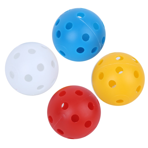 20 st blandade färger plast luftflöde ihålig träningsgolfboll inomhus sport övning golftillbehör