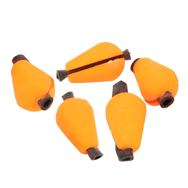 5 kpl/setti Float Foam Tear Drop Strike Indicator Perhokalastustarvikkeet Viehekalastus Oranssi