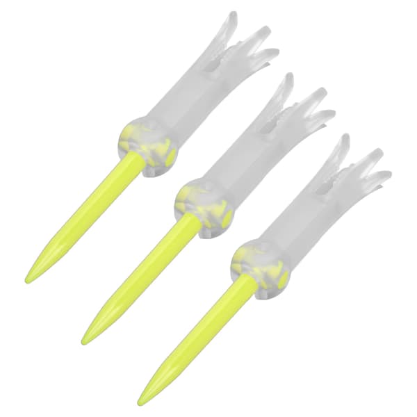 Foldable Training Golf Tee Anti-Flying Swivel Practice Accessories Ball Studs for GolfYellow