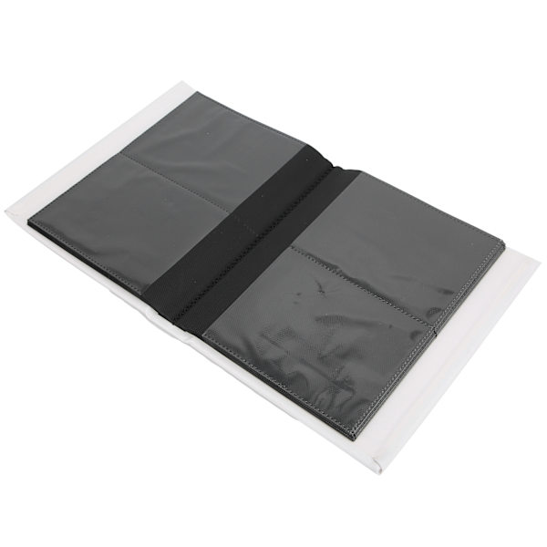 Holdbar negleklistermerkesamling album Negledekaler Oppbevaringsbok DIY Nail Art Stickers Holder Hvit