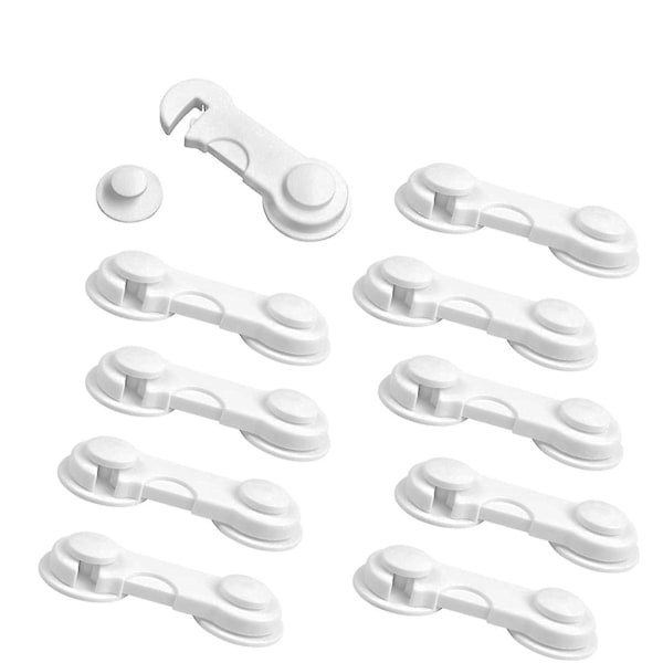 Barnsäkerhetsskåpslås - 10-pack