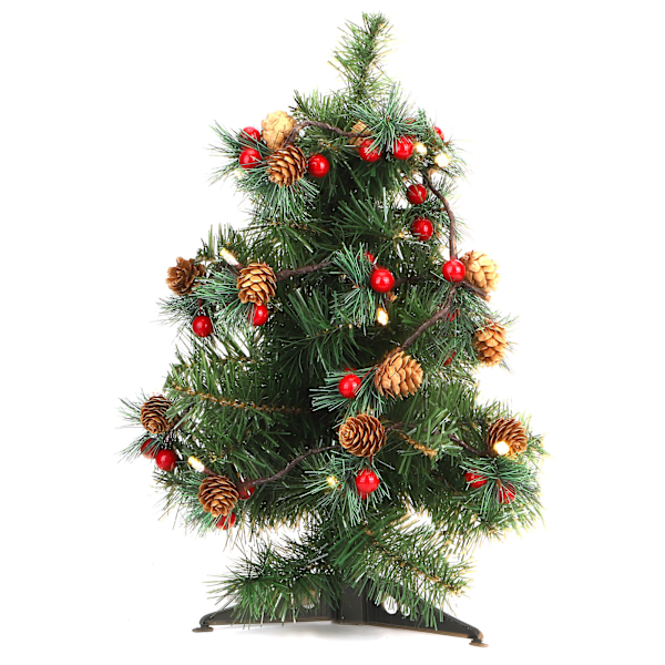 2m 20LED julkottar strängljus för julkransträdgarland dekoration