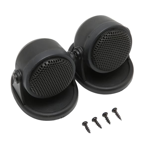 2st Dome Diskanthögtalare för bilstereo svart 20W högtalare Universal för bil