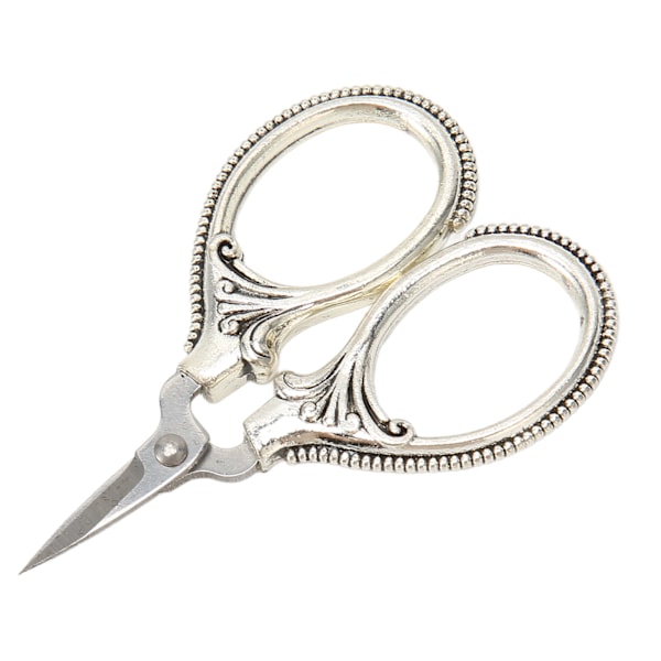 Broderigtråd Mini Retro Sax Rostfritt stål Handarbete Ficksax Antik Silver