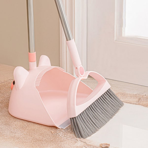 Kvast sopskåp set upprätt stående kombi Hushållssöt, non-stick mjuk sopborste papperskorg