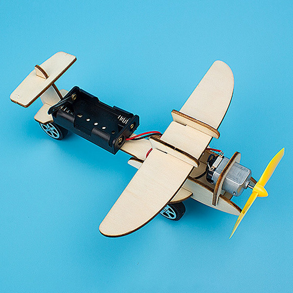 DIY Träpussel för barn Flygplan Helikopter Studenter Handgjorda modell Glider Kit