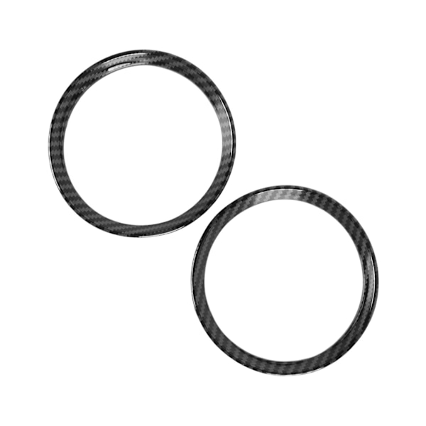 2st mugghållare panelkåpa kolfibermönster anti repor för Cooper R54 R55 R56 R60