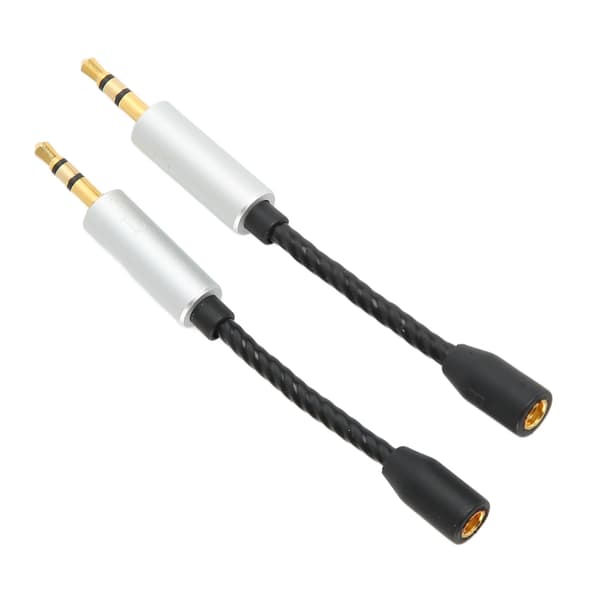 for MMCX til 2,5 mm adapterkabel hunn til hann Tapsfri Plug and Play liten hodetelefonadapterkabel