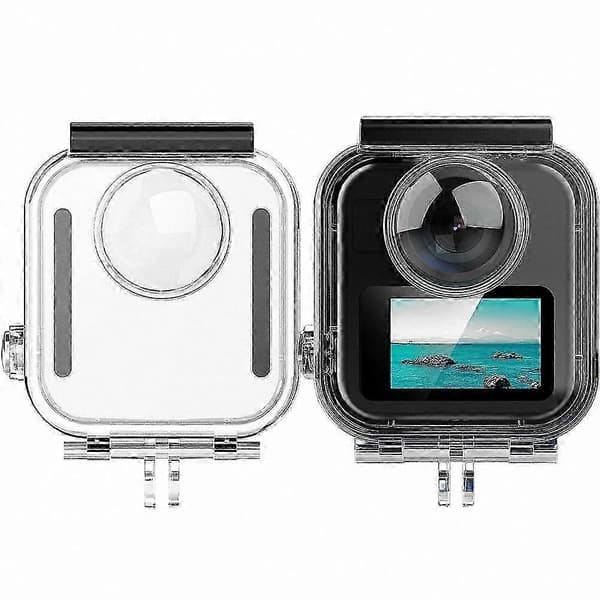 Vanntett etui til GoPro Max 2, dykkehus, fallsikker beskyttelse