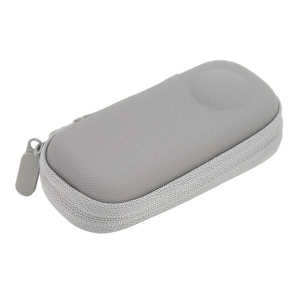 Actionkamera Bärväska Hård förvaringsväska PU Shell Soft Liner Bärbar actionkameratillbehör för Insta360 ONE X3 X2 Grå