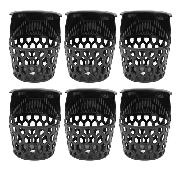 6PCS Plastic Durable Practical Snooker Basket Home Entertainment Billiard Ball Storage Pocket Billiard Table Accessories 16CM