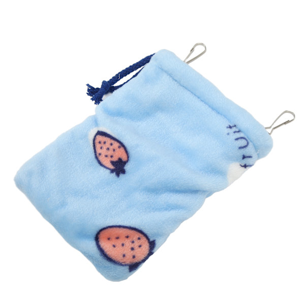 Hamster Sovepose Flanell Varm Myk Gjemmested Små Kjæledyr Henge Seng Med Kroker For Seilfly 18x15cm