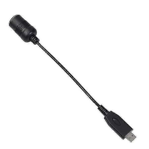 12V bil cigarettænderstik hun strømkabel kablet kontroladapter USB-port