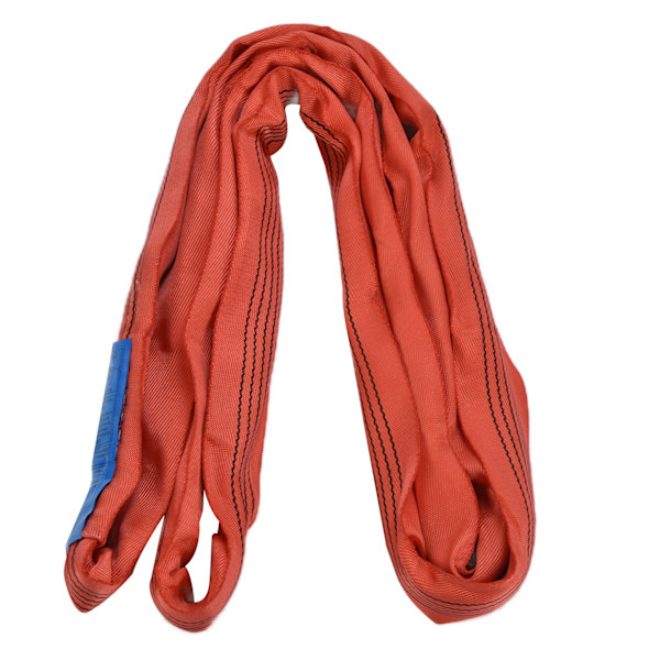 5T rund lyftsele PES Endless Loop Crane Webbing remmar Riggtillbehör Bred 75mm2 meter