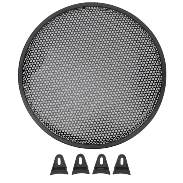 12 tommer højttalergitter Jern Subwoofer Højttaler Cirkel Dæksel Lyd Mesh Beskytter Guard til bil RV