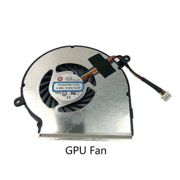 CPU GPU-fläkt Kompatibel med MSI GE62VR GL62M GP62MVR GL62VR MS-16JB MS-16J9 Laptopkylare GPU