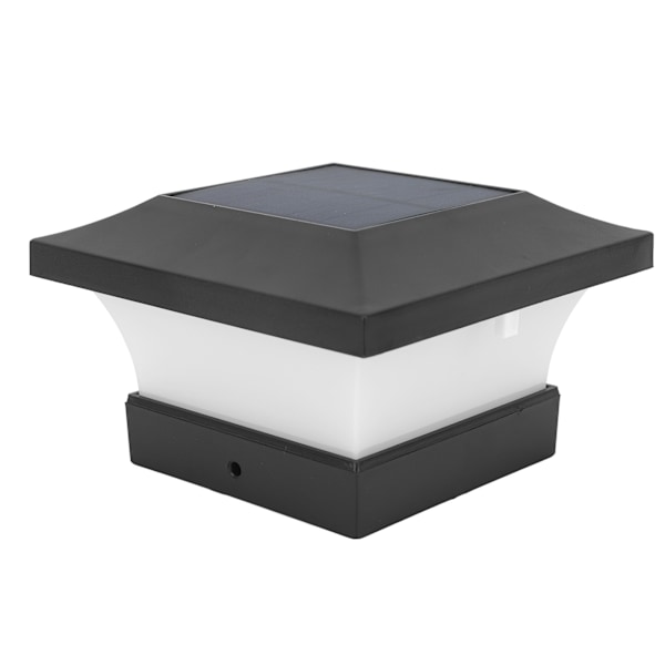 Solar Capital Lamp White Light 2000mAh IP65 LED Solar Post Cap Lights for Courtyard Fences Bridge 3W 6000K