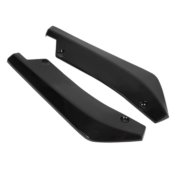 2 stk Bil Bagerste Bumper Lip Anti Crash Spoiler Canard Diffuser Wrap Angle Splitter