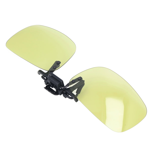 Polariserad Clip On Glasögon Dag Natt Duell Använd bärbara polariserade Clip On Solglasögon för fiske Jogging Mörkgrön