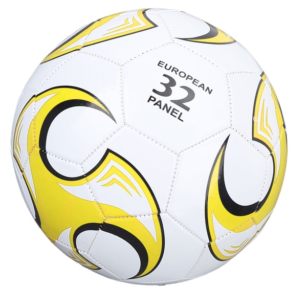 Størrelse 5 Fotball PVC for konkurranser Treningskamp Offisiell innendørs utendørslek Gul