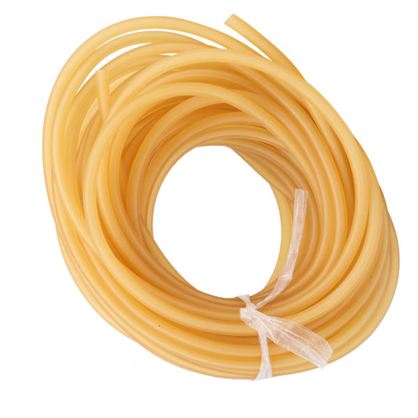 A1842 10 Meter Latex Slang Elastiskt Band Naturligt Latex Rör Utomhusjakt Tillbehör Gult
