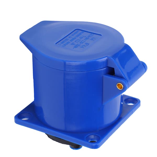Industrial Power Socket 3-Pin 1-Phase Explosion-Proof Concealed Installation 32A 220-250V